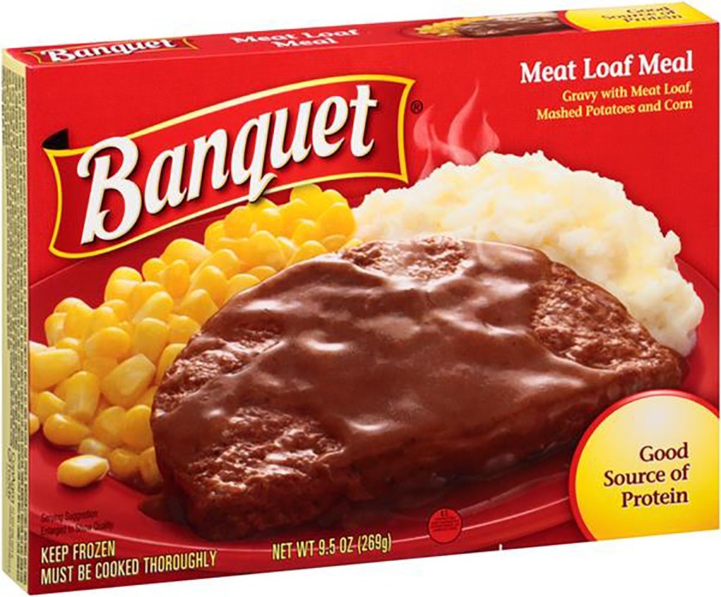 banquet frozen meat loaf dinner