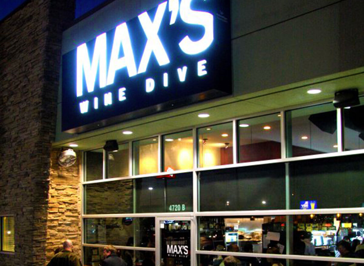 mans wine dive restaurant store front