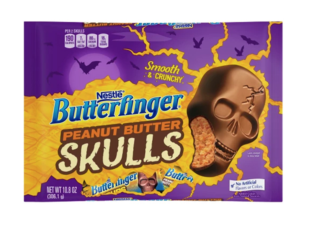 Nestle butterfinger peanut butter skulls