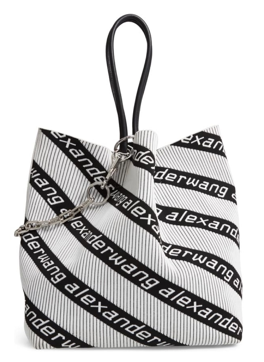 striped tote, luxury beach bags