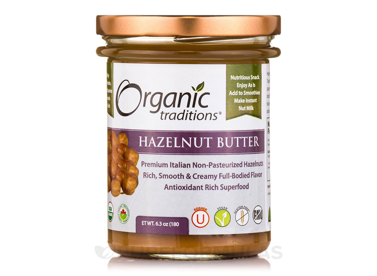 organic traditions roasted hazelnut butter