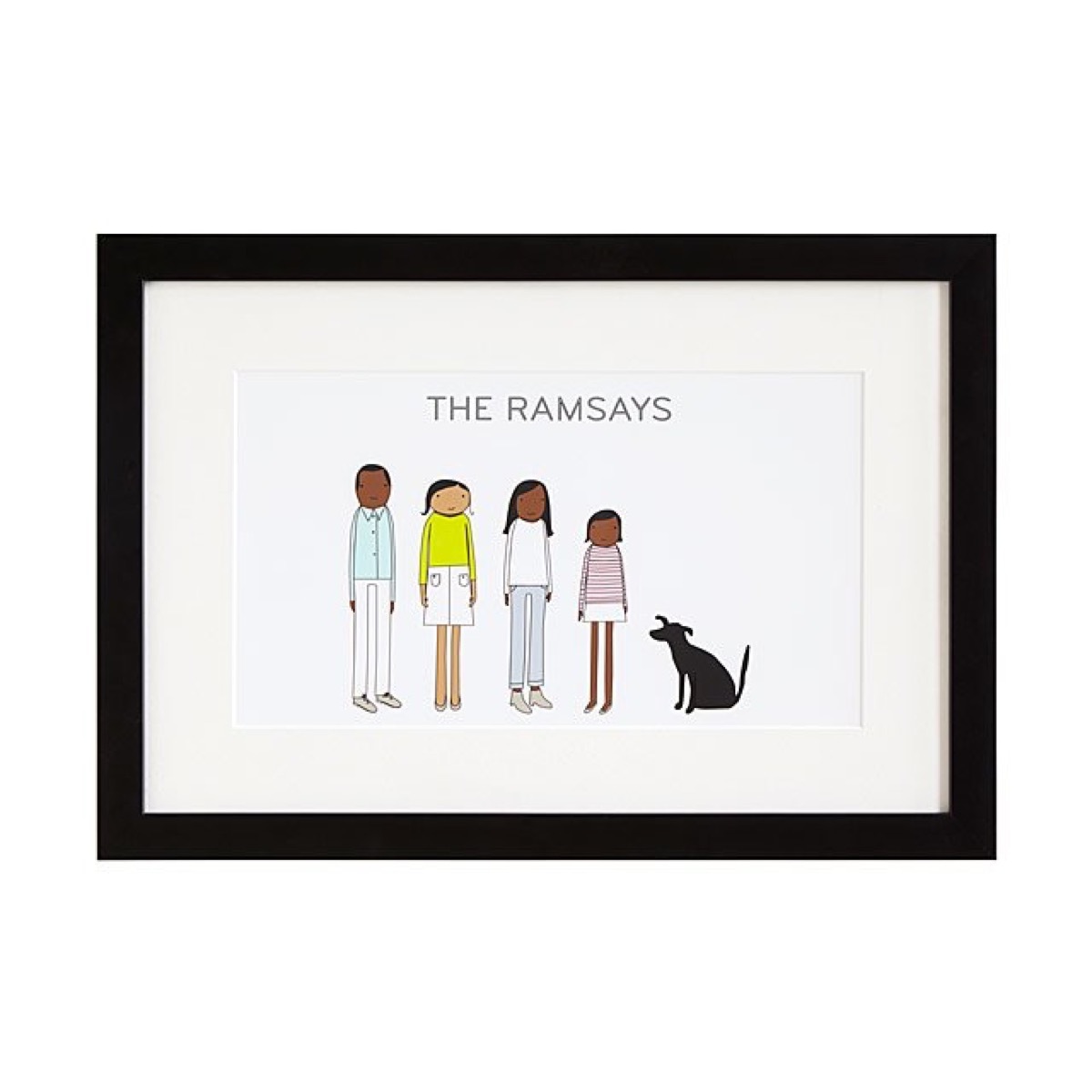 cartoon portrait of the ramsay family