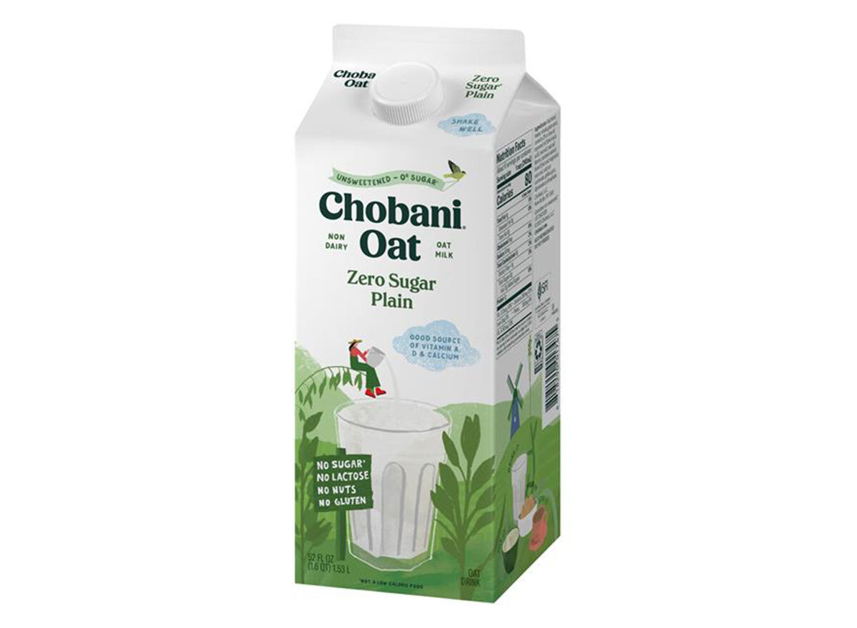 chobani zero sugar oat milk