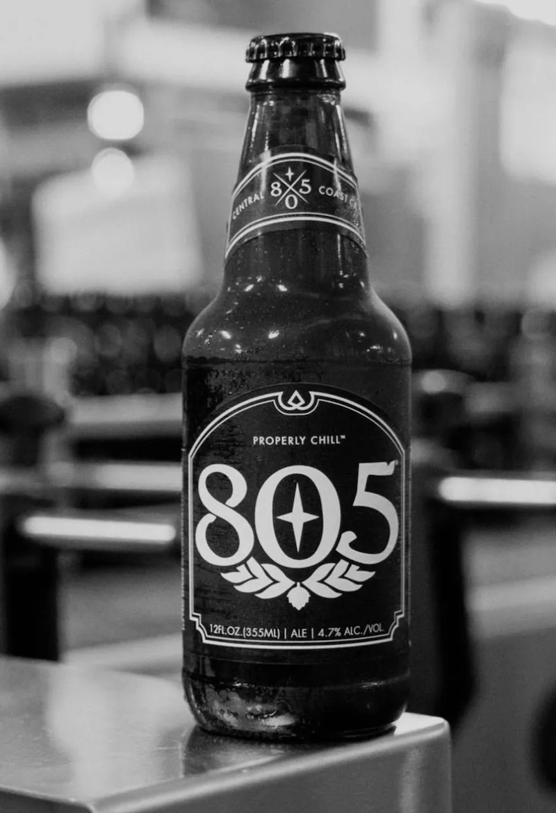 805 beer bottle