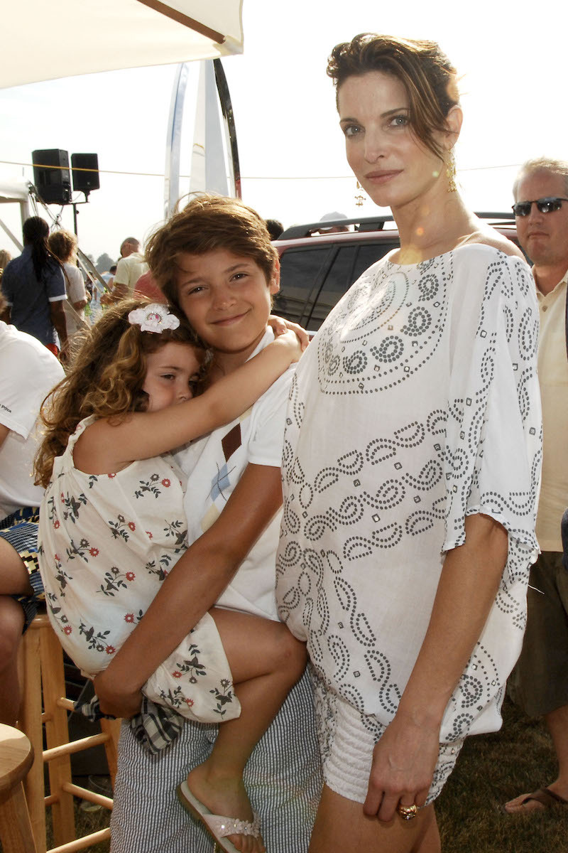 Lily Brant, Harry Brant, and Stephanie Seymour T-MOBILE SIDEKICK Lounge at the MERCEDES-BENZ Bridgehampton Polo Challenge in 2008