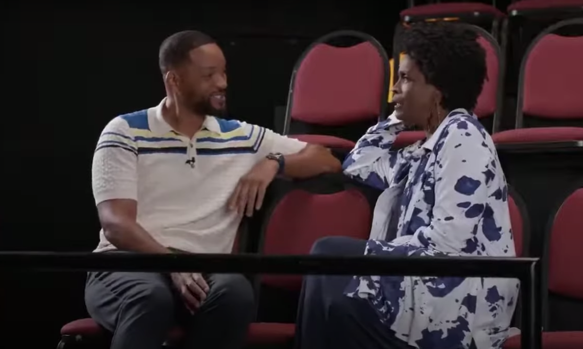 Will Smith and Janet Hubert on the 