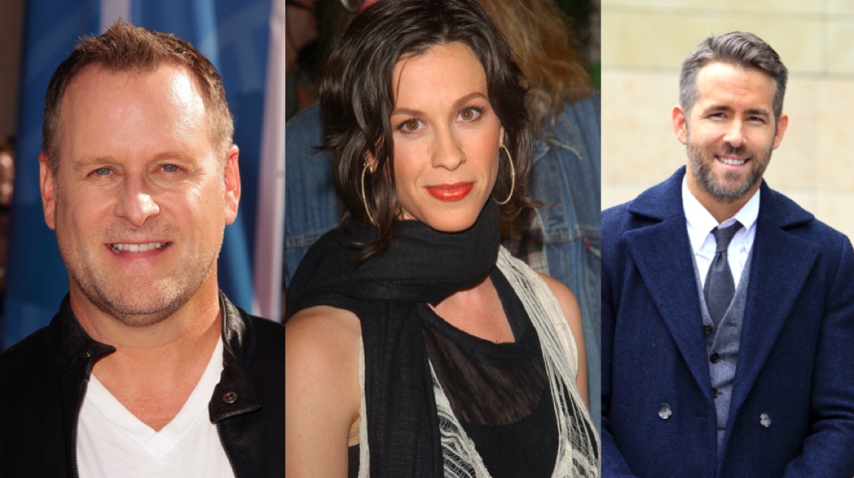 Dave Coulier, Alanis Morissette, and Ryan Renolds