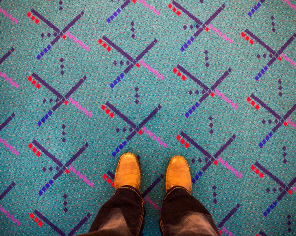 Portland airport carpet