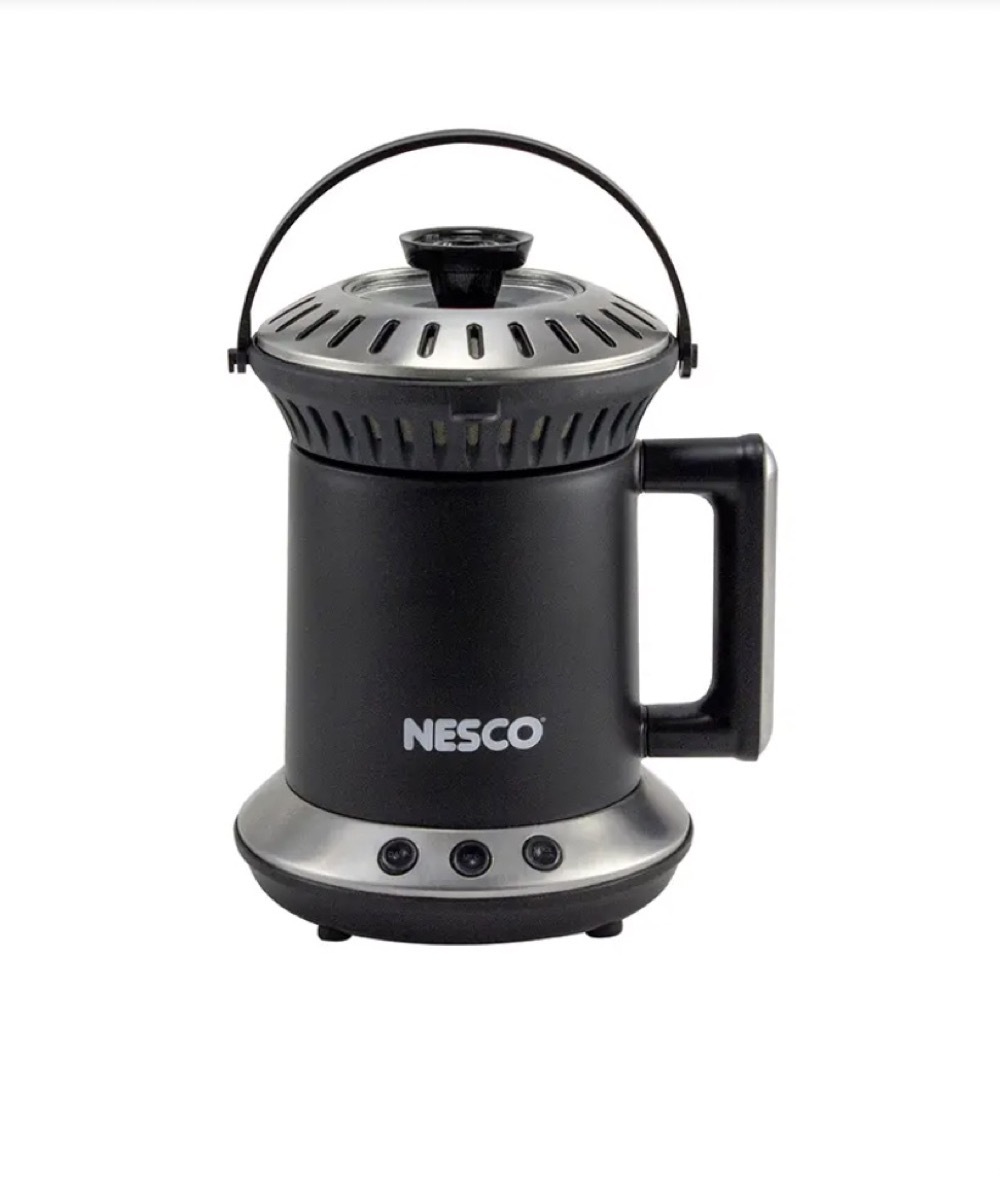 black nesco coffee roaster