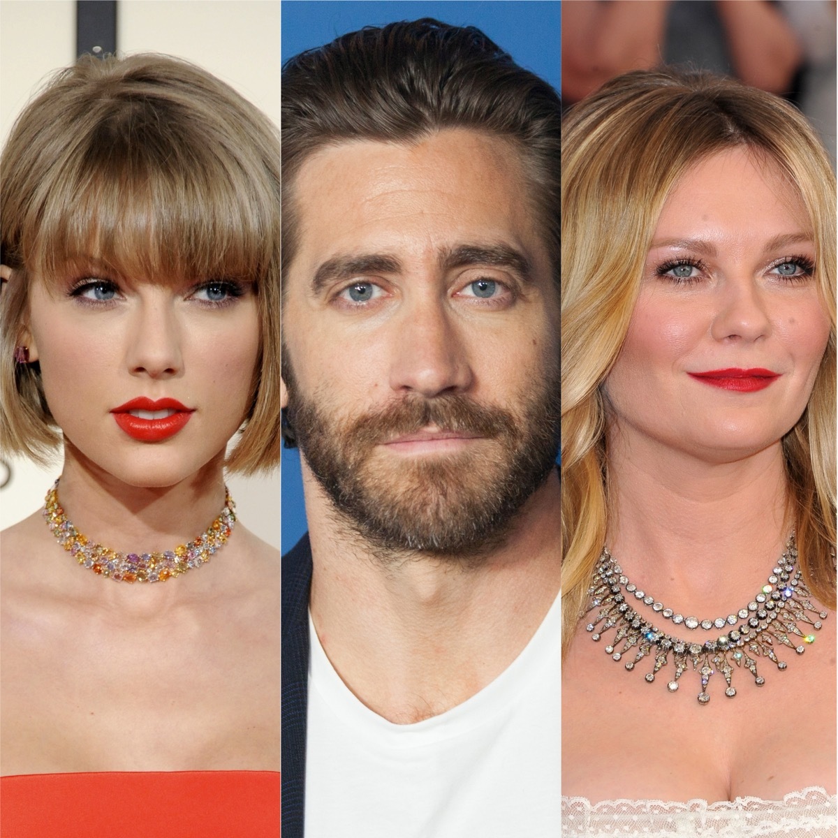 Taylor Swift, Jake Gyllenhaal, and Kirsten Dunst