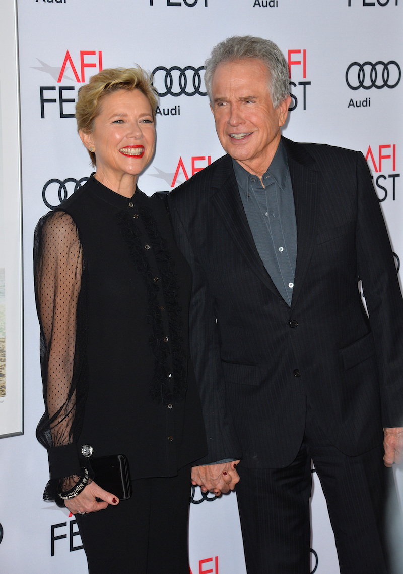 Annette Bening and Warren Beatty at a screening of 
