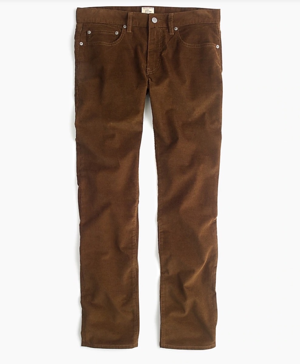 brown corduroy pants