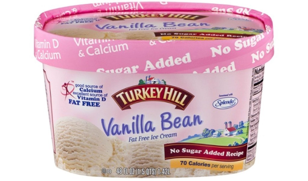 turkey hill no sugar added vanilla bean