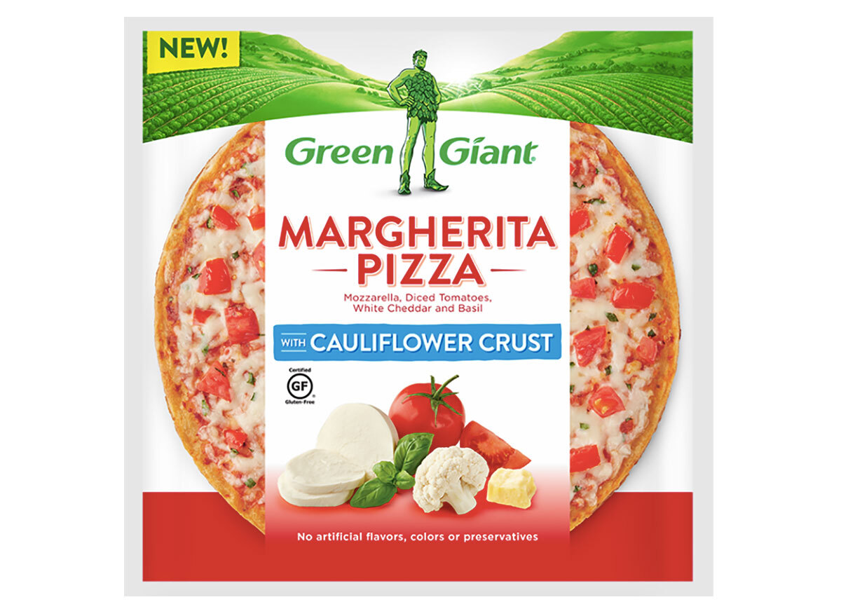 green giant frozen margherita cauliflower pizza