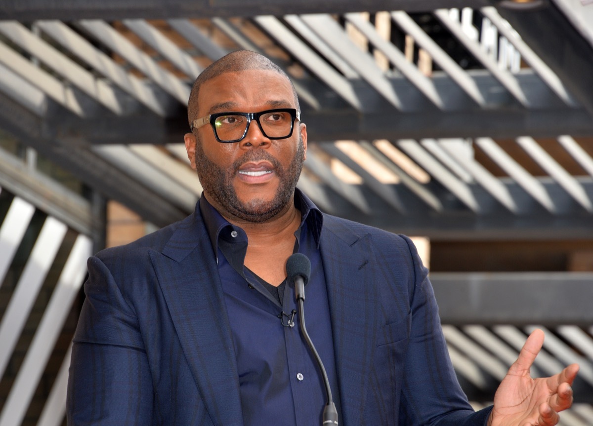 LOS ANGELES, CA. February 21, 2020: Tyler Perry at the Hollywood Walk of Fame Star Ceremony honoring Dr Phil McGraw. Pictures: Paul Smith/Featureflash