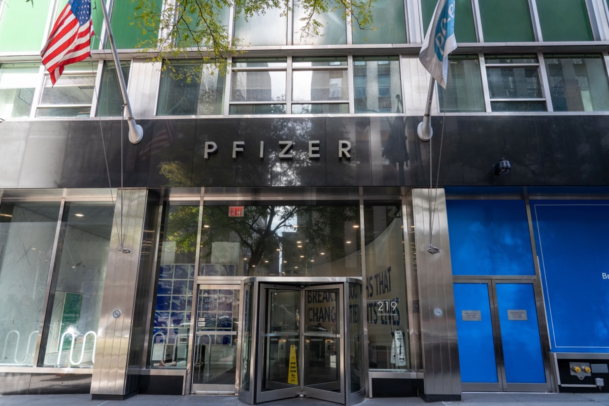 Pfizer Inc. headquarters.