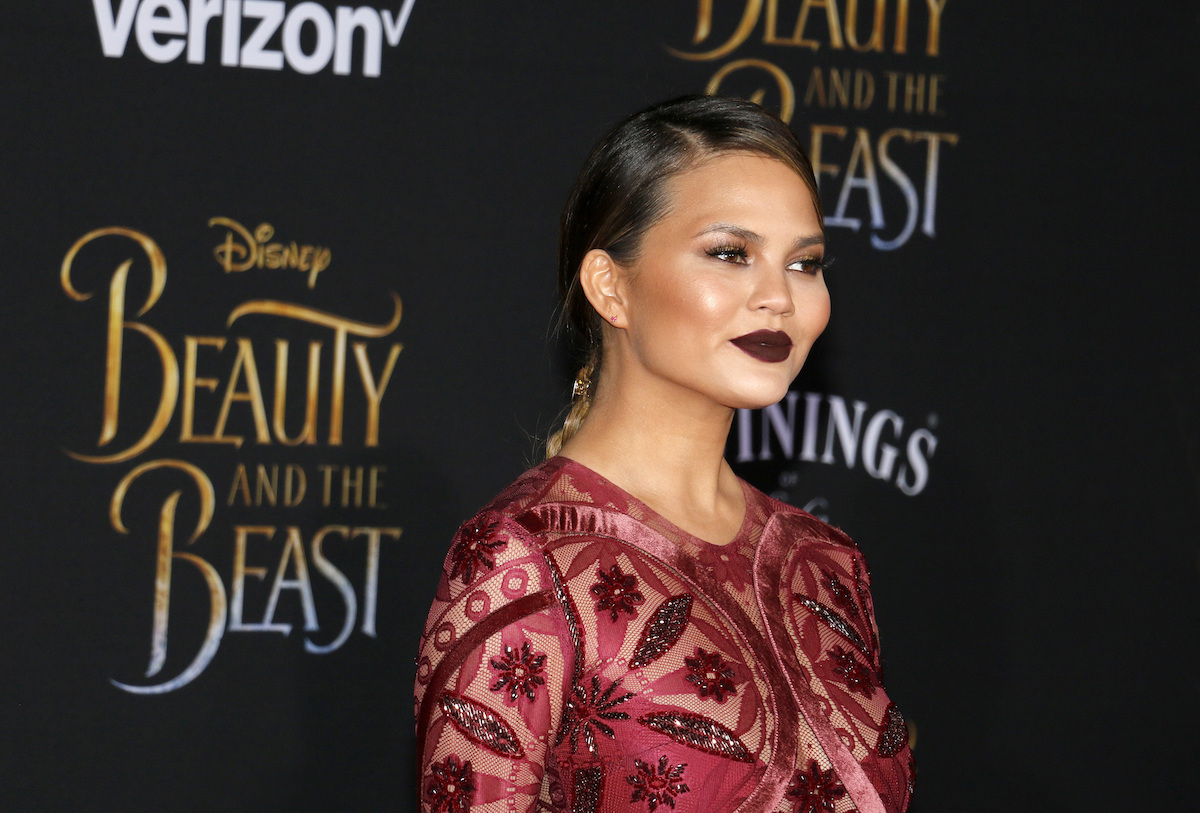 Chrissy Teigen at the premiere of 