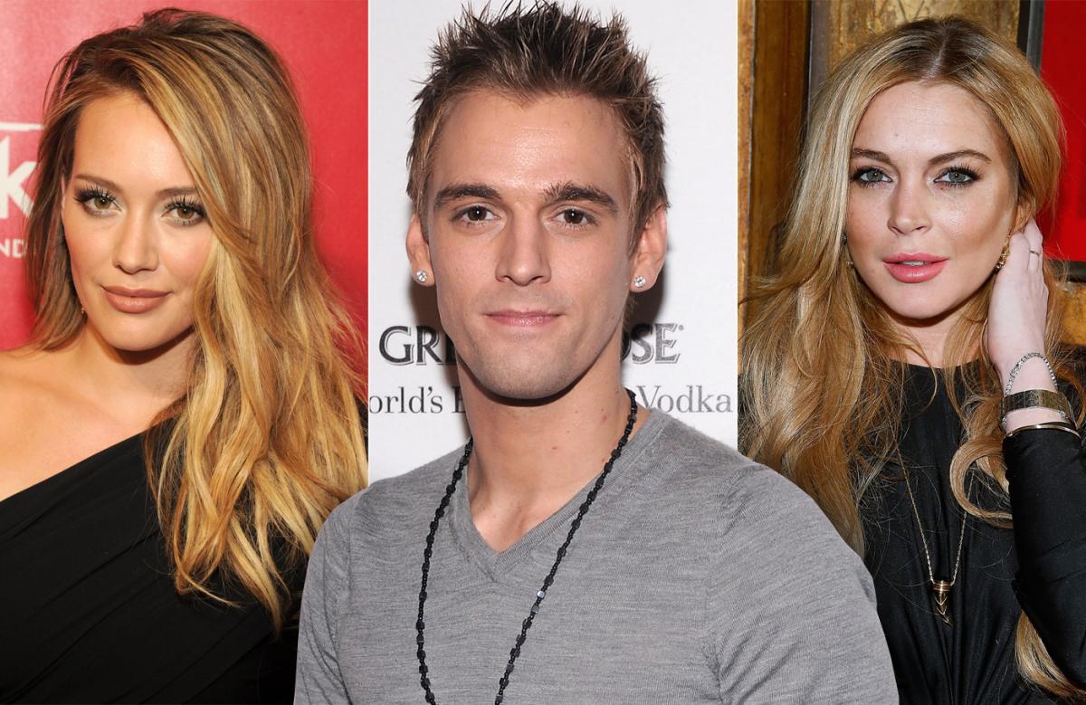 09_celebrity_friends_who_dated_the_same_person_hilary_duff_aaron_carter_lindsay_lohan