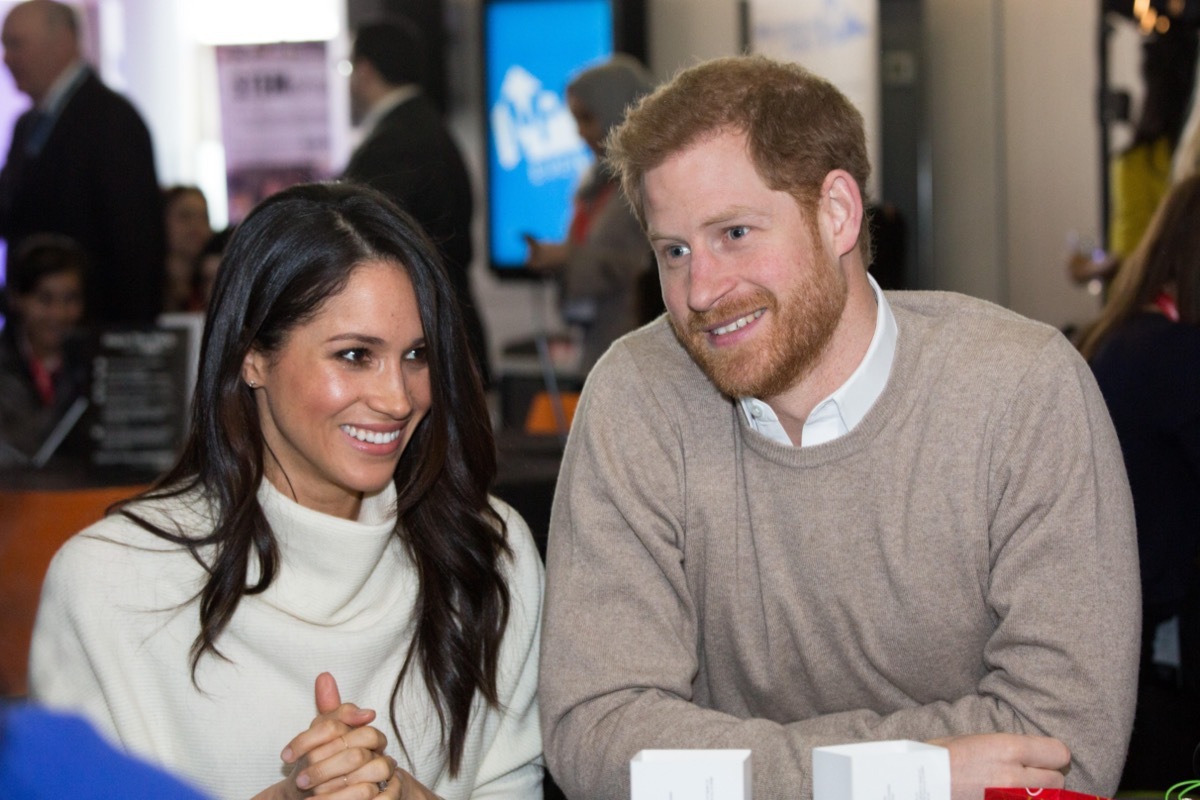 Megan Markle and Prince Harry at the Millennium Point in Birmingham