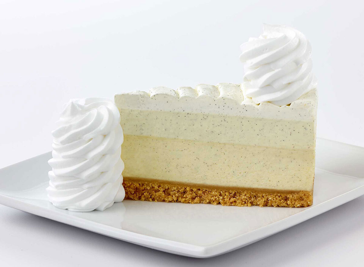 cheesecake factory vanilla bean slice