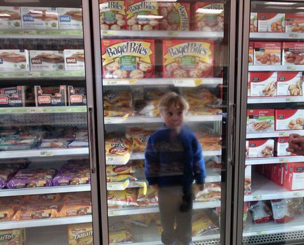 Kid in freezer funny kid photos