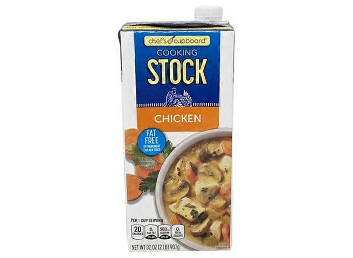 chicken stock carton from aldi