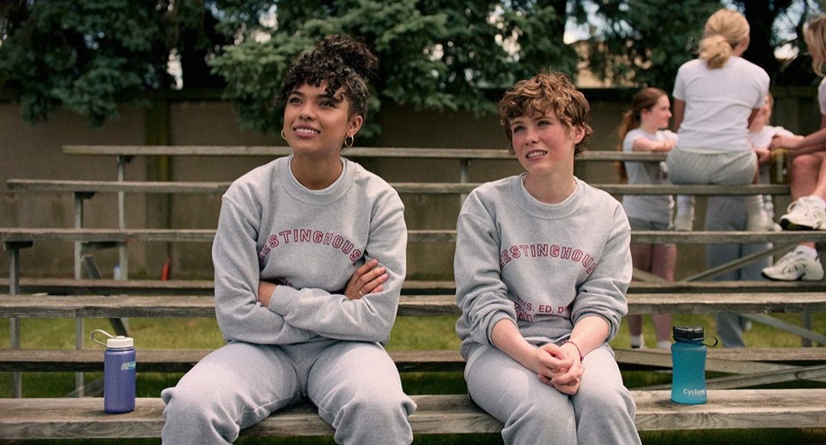 Sofia Bryant and Sophia Lillis in I Am Not Okay with This