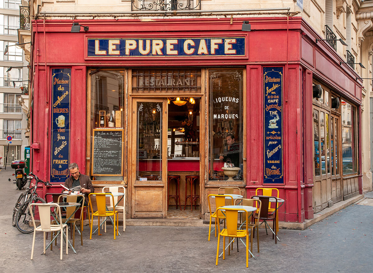 storefront of le pure cafe in paris
