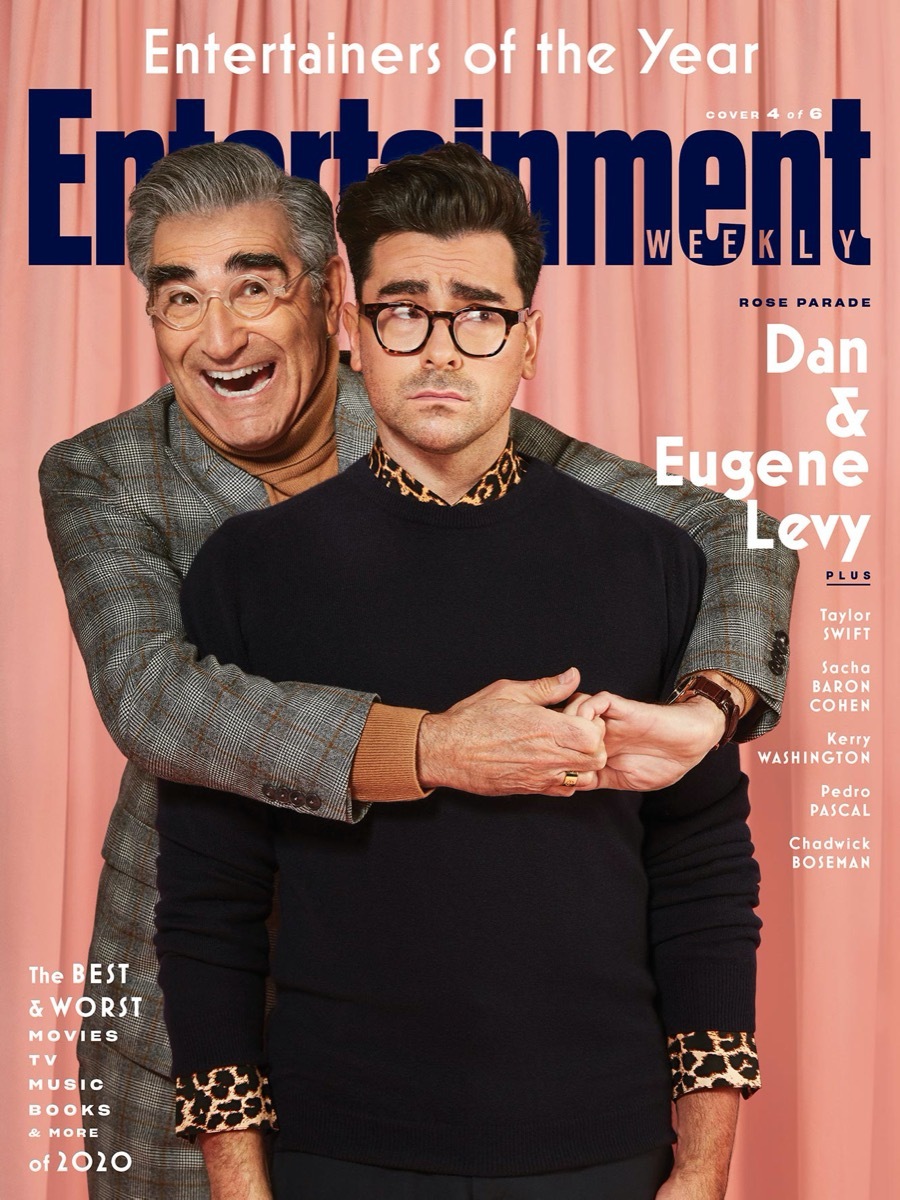 Eugene and Dan Levy Entertainment Weekly cover