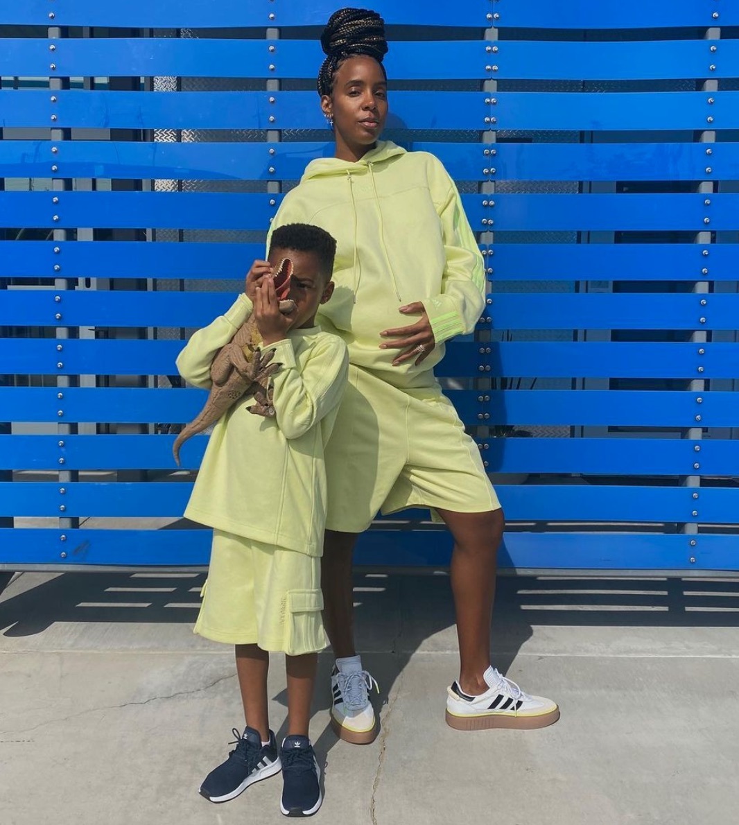 Kelly Rowland and son