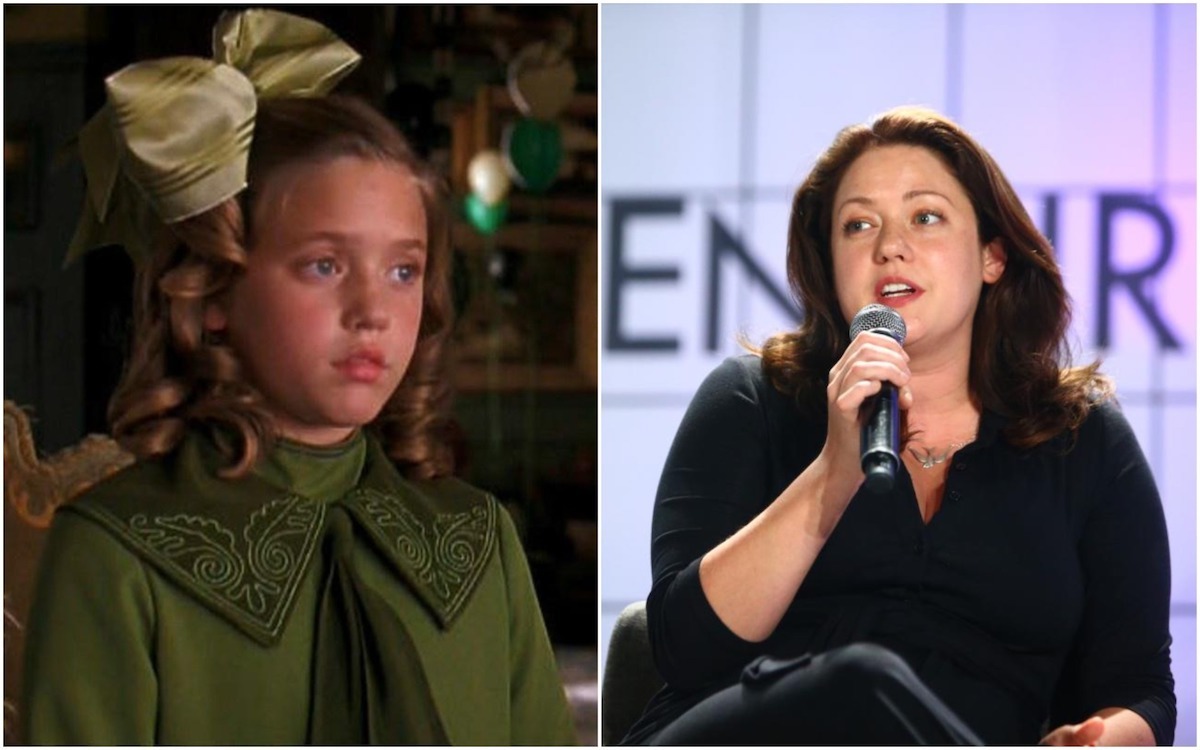 Lisel Simmons, star of A Little Princess, then and now