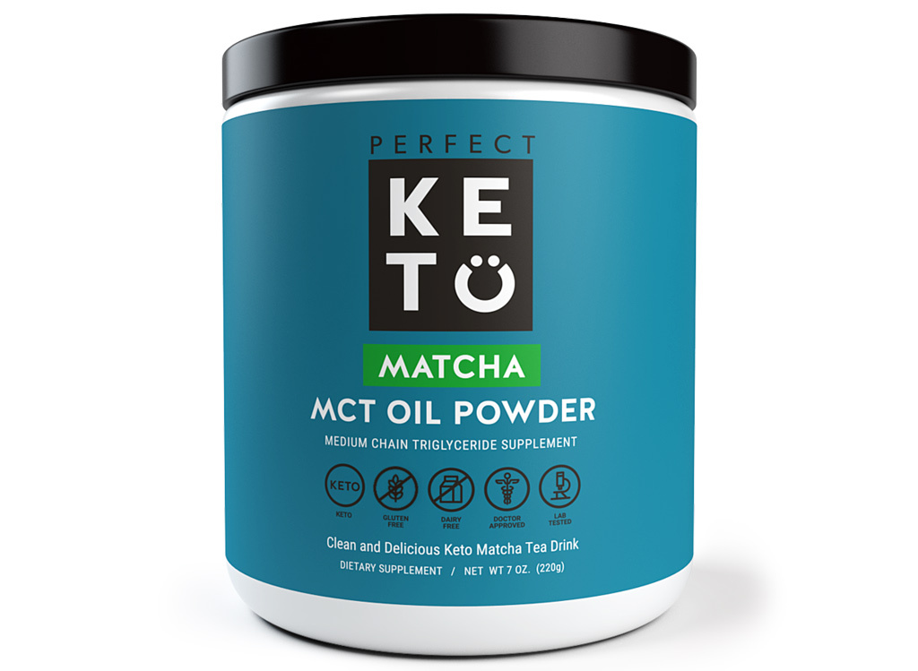Perfect keto matcha mct oil powder