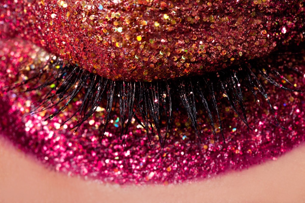 Eye Glitter, Sparkly Eye Makeup, what not to wear after 40