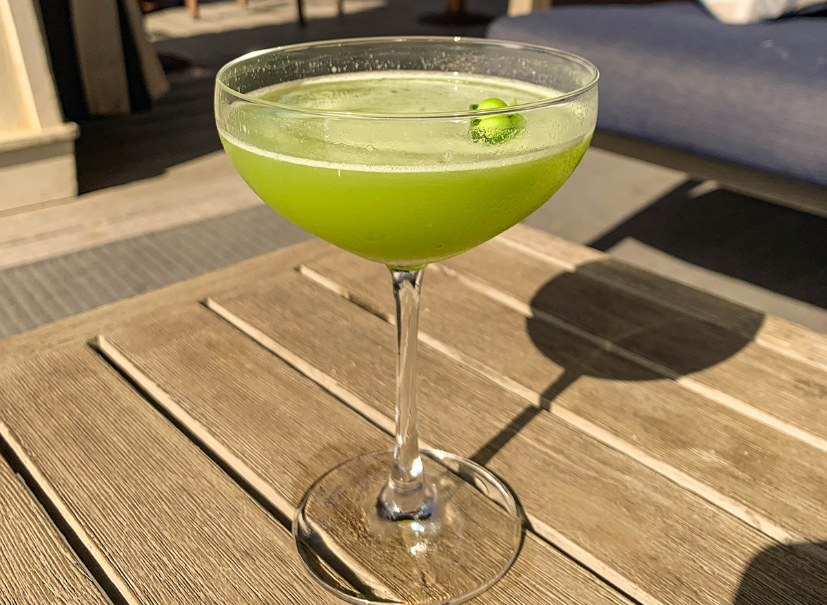 green machine mezcal cocktail