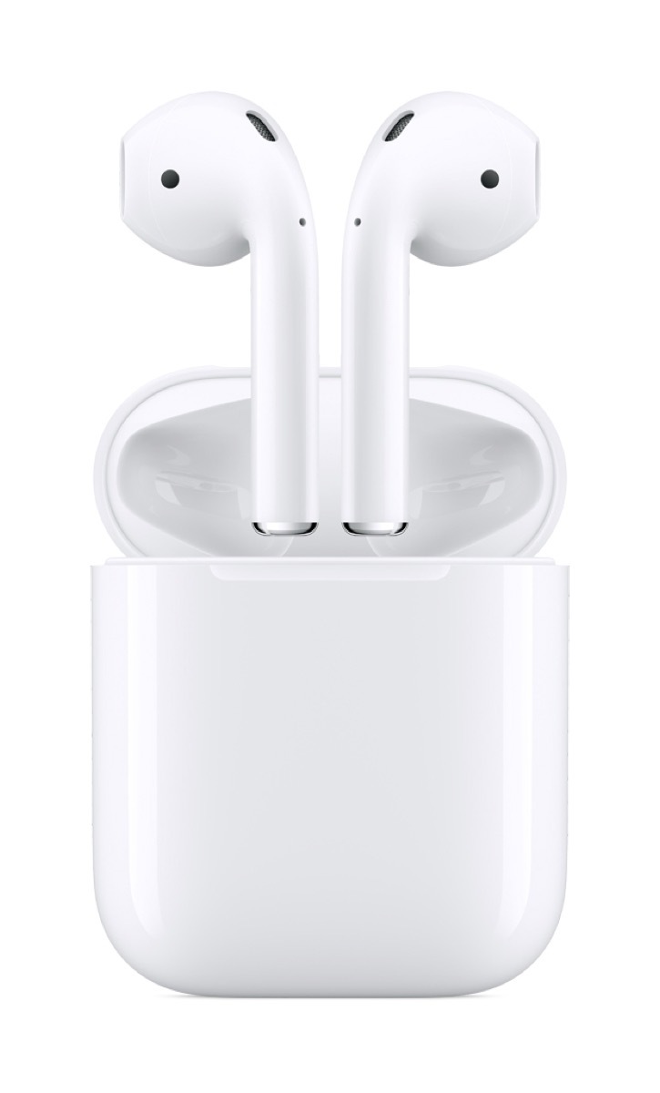 Apple AirPods in their Charging case