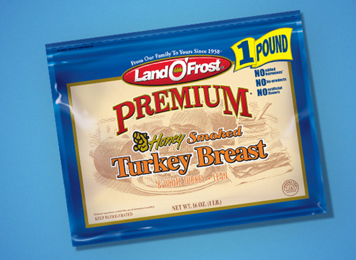 packaged land o'frost premium honey smoked turkey breast