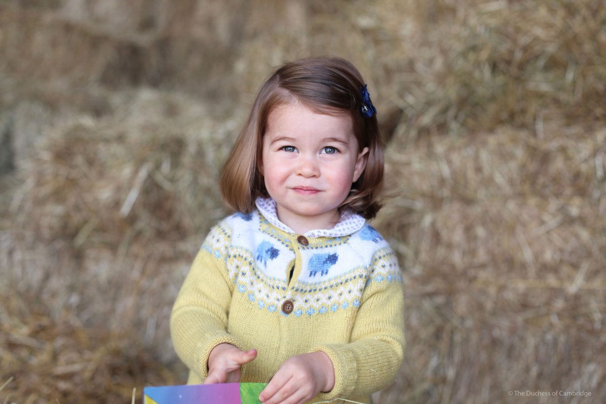 princess charlotte on her second birthday