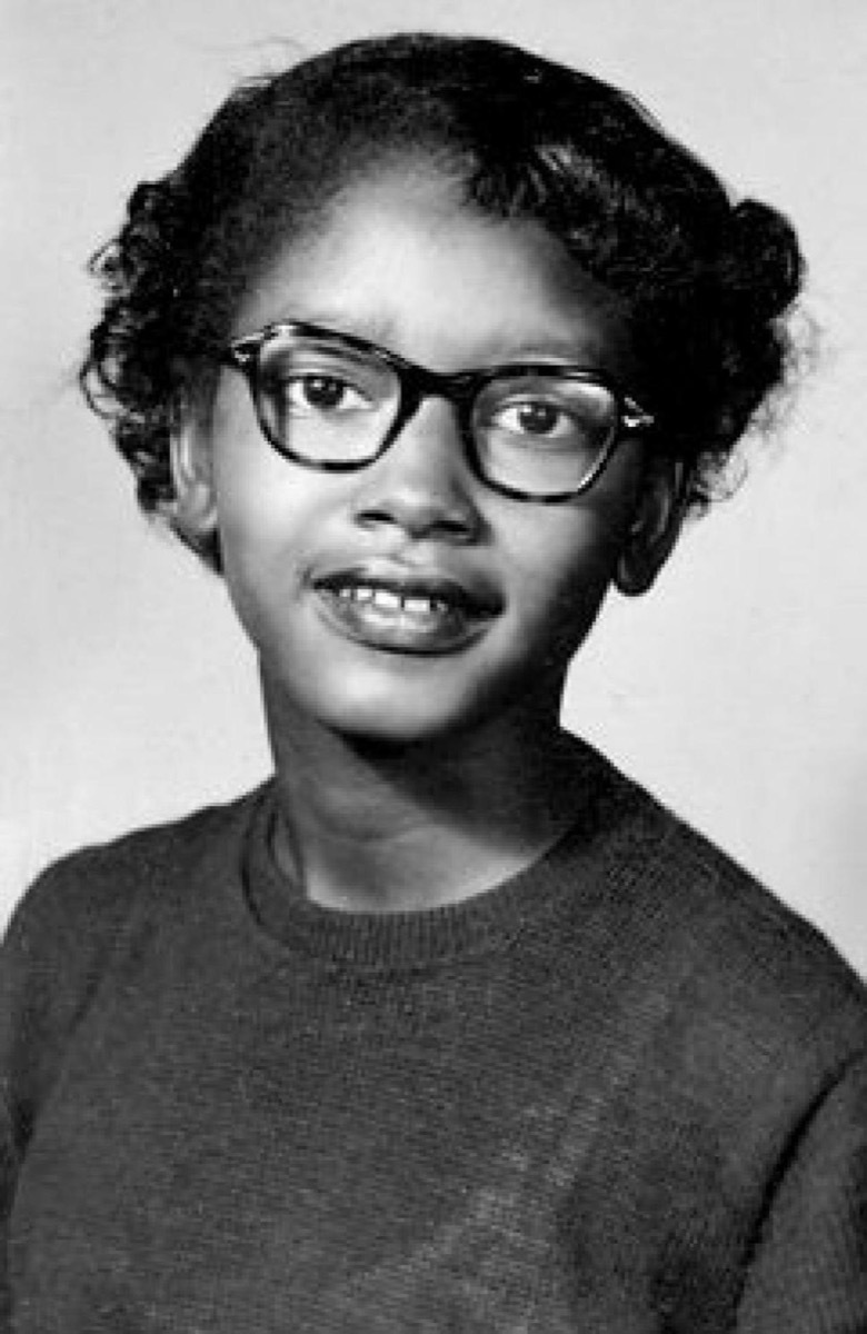 young portrait of civil rights figure claudette colvin