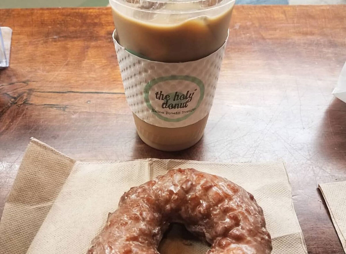 the holy donut iced coffee