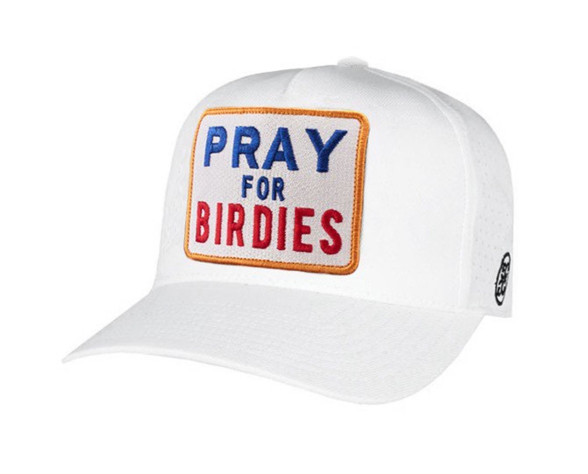 golf hats PRAY FOR BIRDIES SNAPBACK