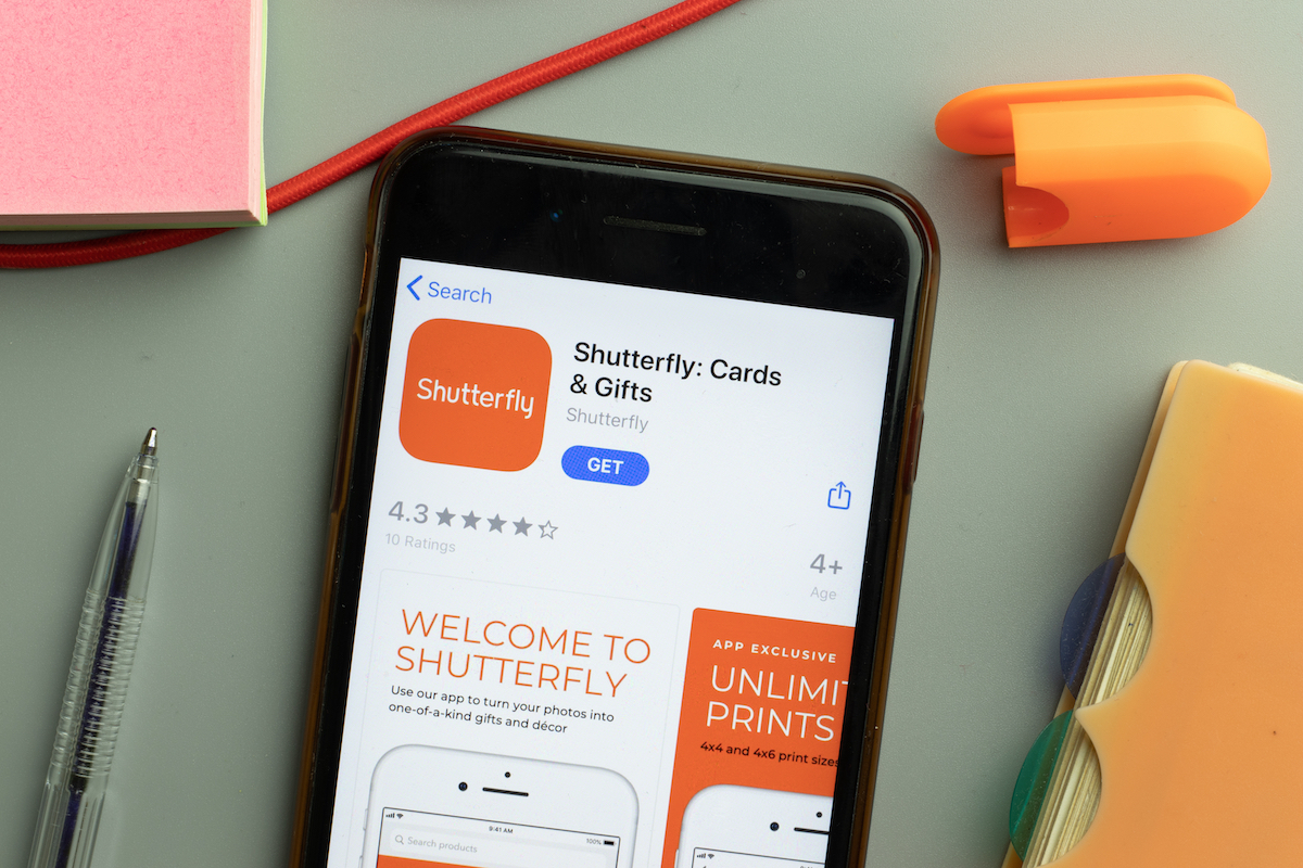 Shutterfly iPhone app