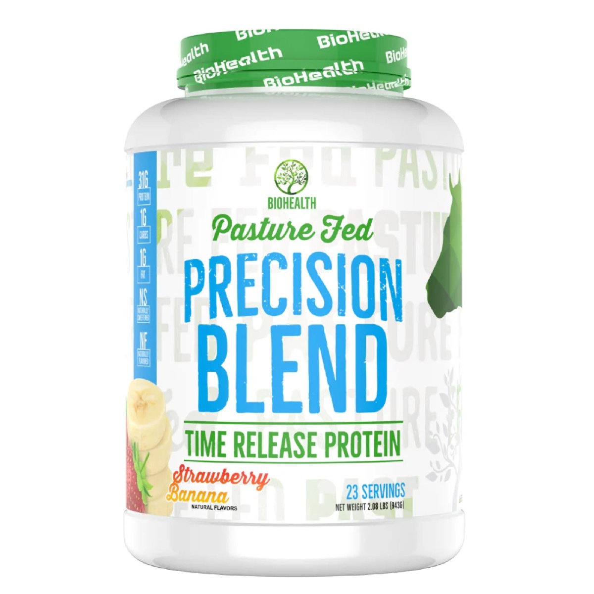 BioHealth Precision Blend Protein Supplement on white background