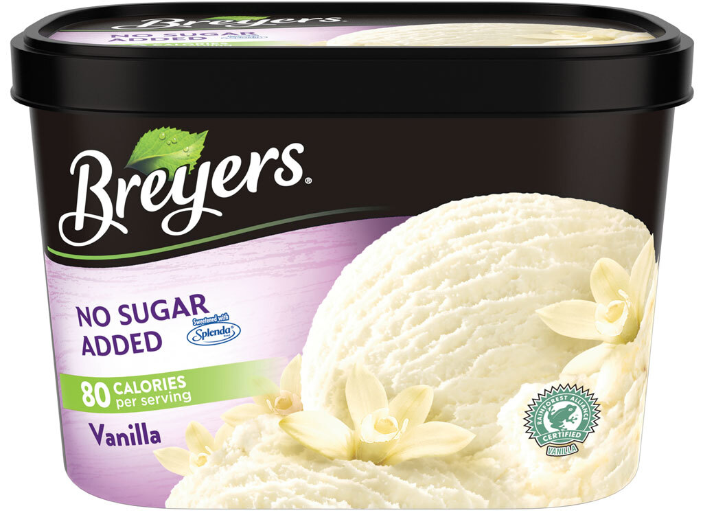 Breyers no sugar added vanilla
