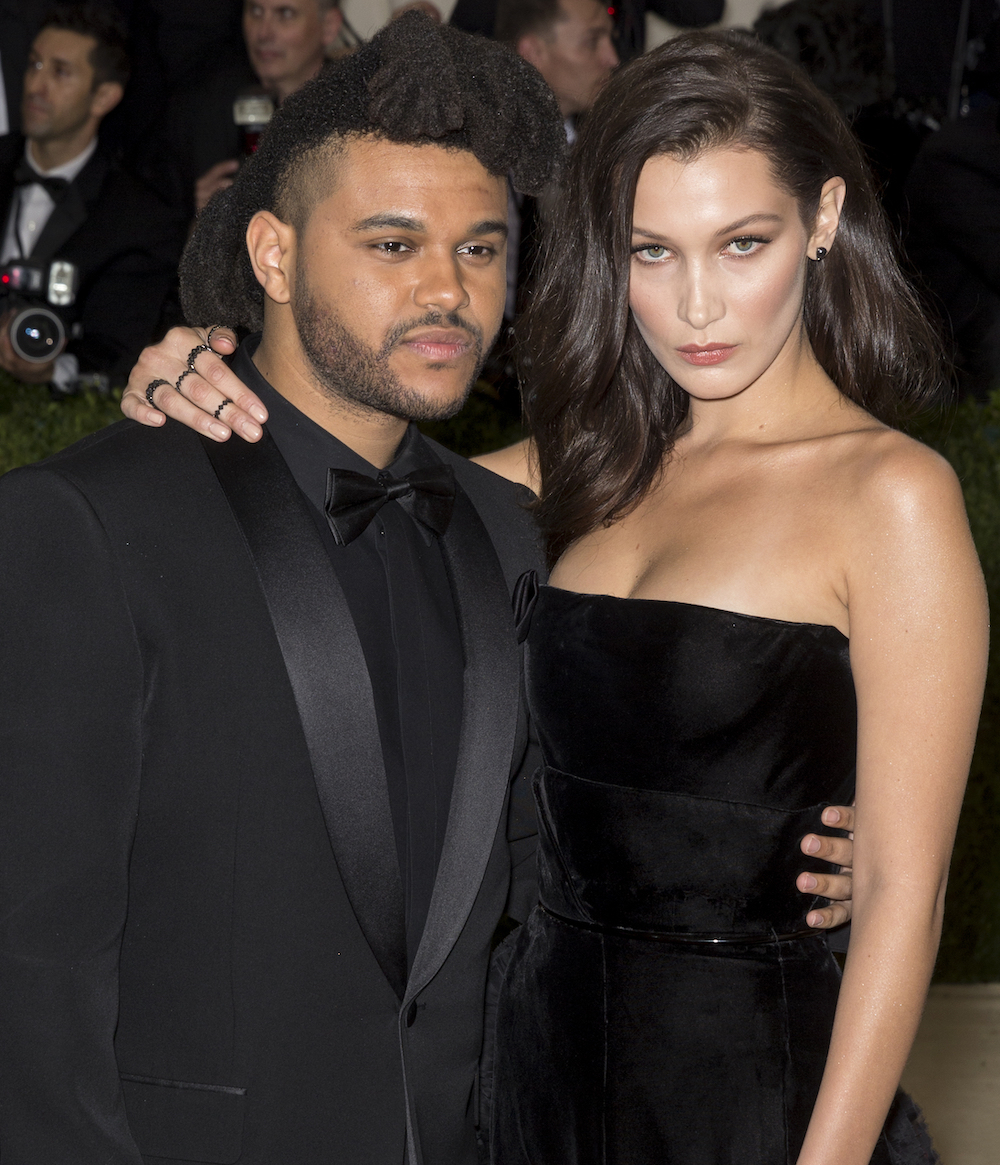 The Weeknd and Bella Hadid at the 2016 Met Gala