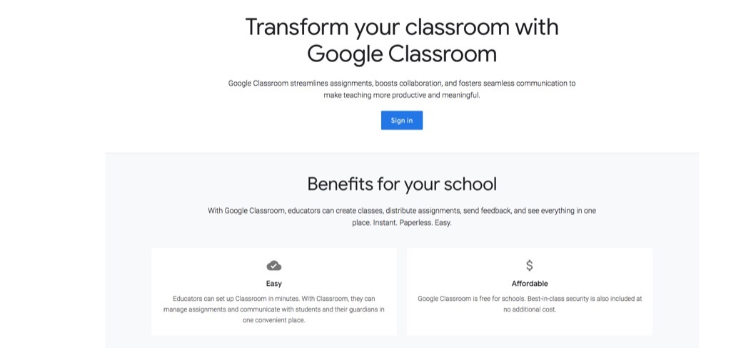 google classroom website most popular web search in every state
