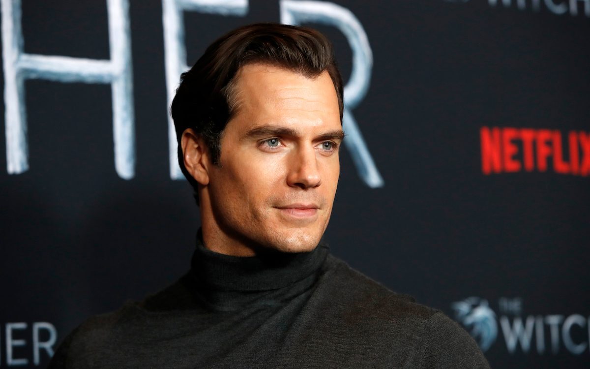 Henry Cavill at the premiere of 
