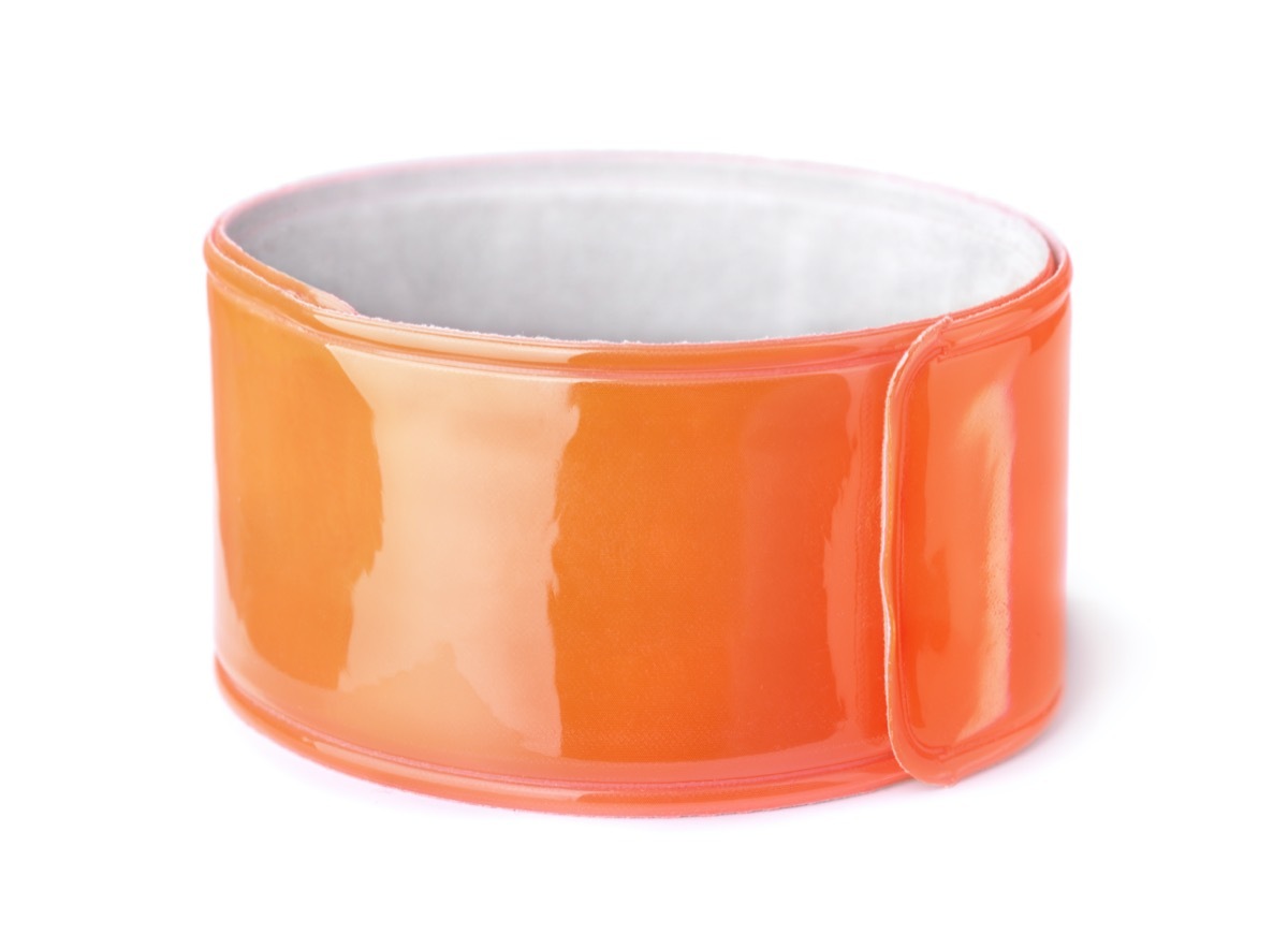 orange slap bracelet