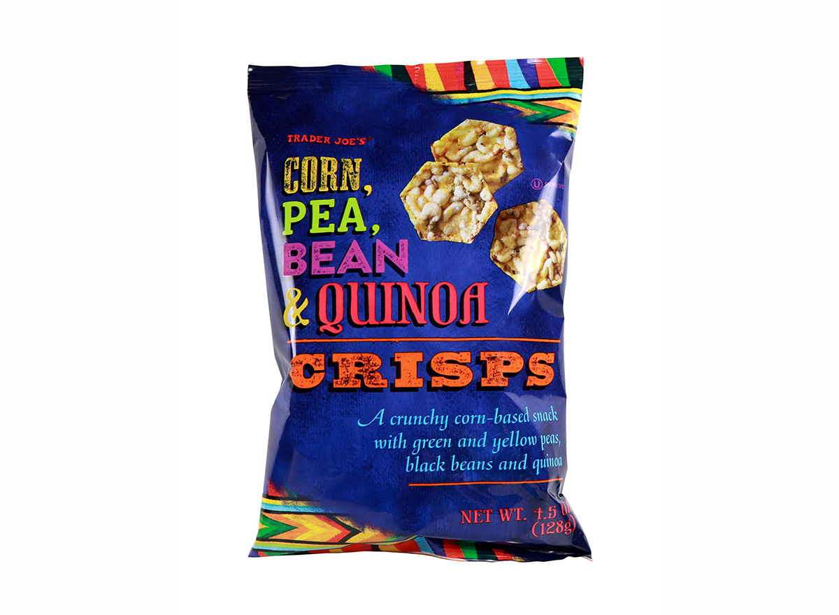 corn pea bean and quinoa crisps from trader joe's