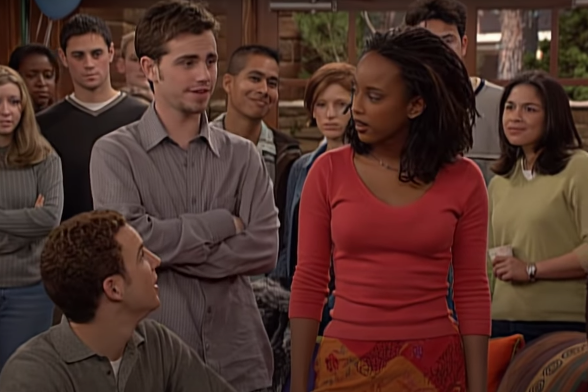 Ben Savage, Rider Strong, and Trina McGee on 
