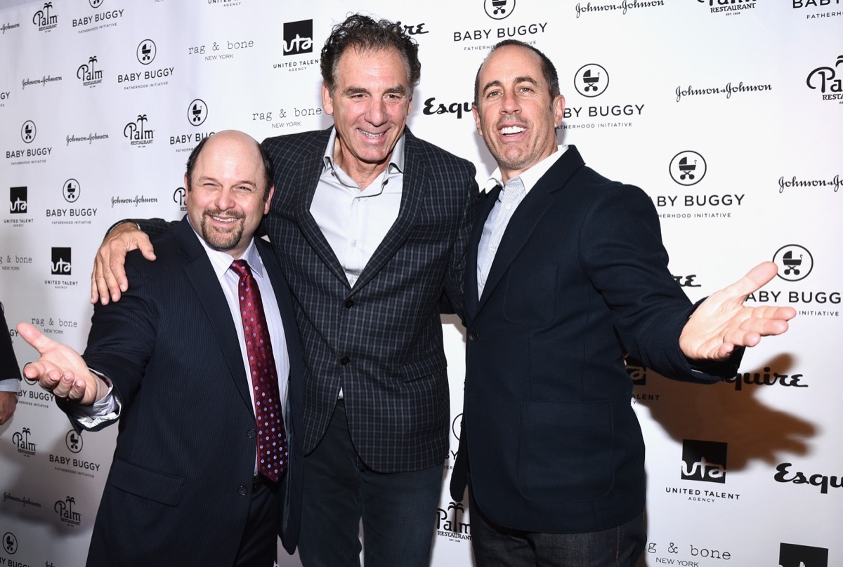 Jason Alexander, Michael Richards, and Jerry Seinfeld in 2015